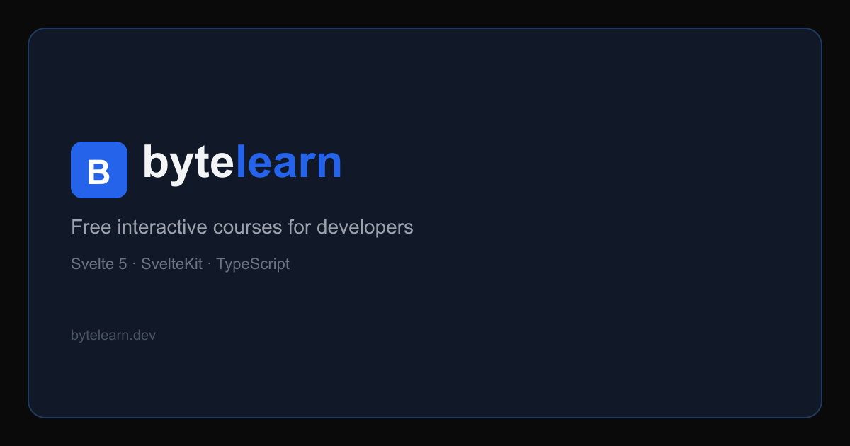 TypeScript — ByteLearn.dev